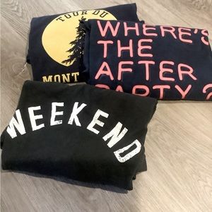 Gap Graphic Tees - set of 3